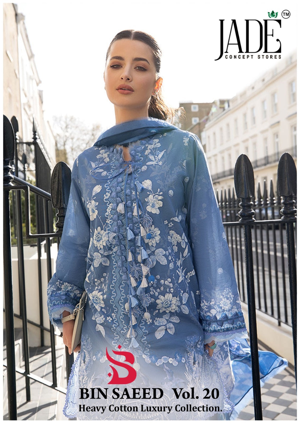 Bin Saeed Vol 20 Jade Mix Cotton Karachi Salwar Suits Manufacturer India