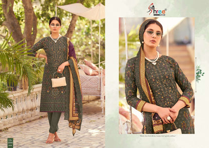 Bin Saeed Vol 20 Lawn Collection Shree Fabs Cotton Karachi Salwar Suits Wholesaler India