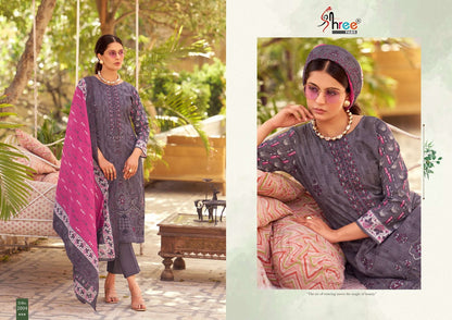 Bin Saeed Vol 20 Lawn Collection Shree Fabs Cotton Karachi Salwar Suits Wholesaler India