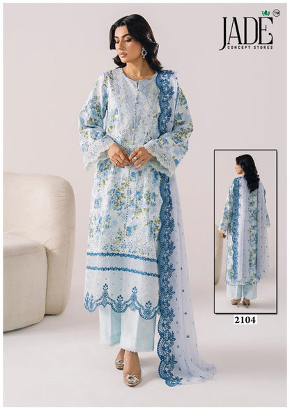 Bin Saeed Vol 21 Jade Mix Cotton Karachi Salwar Suits Supplier Gujarat