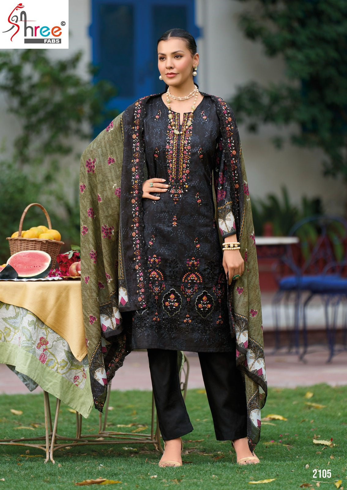 Bin Saeed Vol 21 Lawn Collection Shree Fabs Cotton Karachi Readymade Suits Manufacturer Ahmedabad