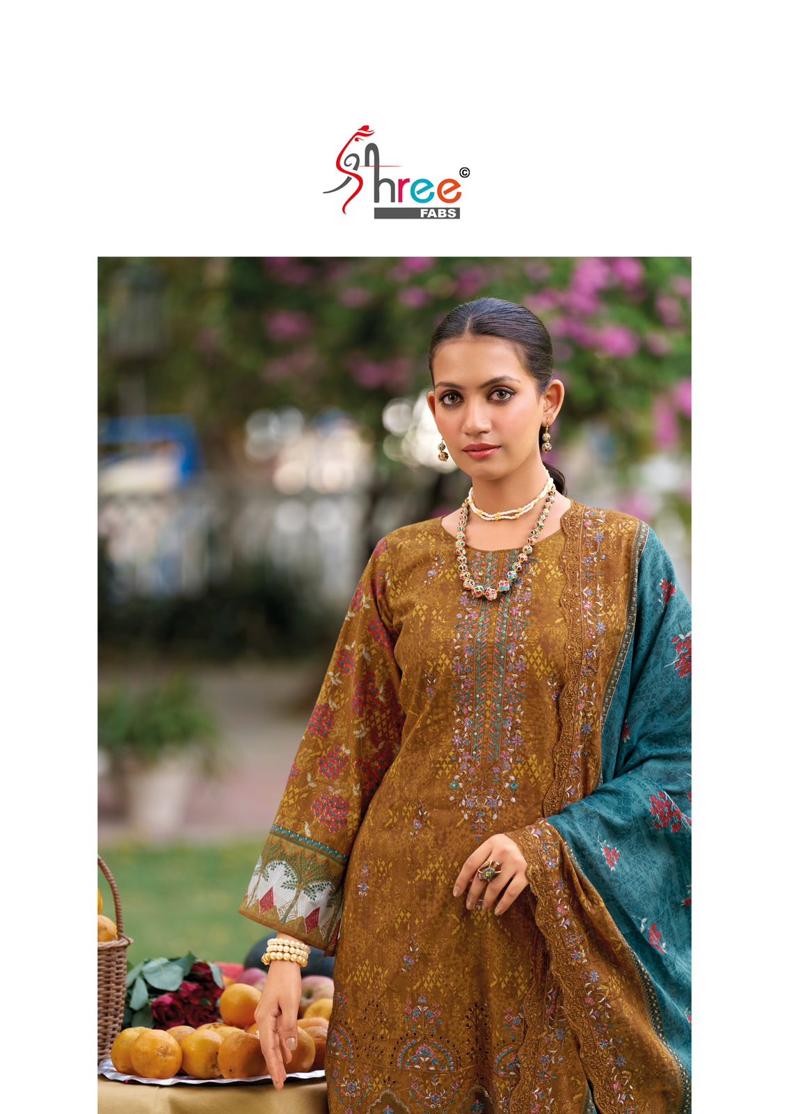 Bin Saeed Vol 21 Lawn Collection Shree Fabs Cotton Karachi Readymade Suits Manufacturer Ahmedabad