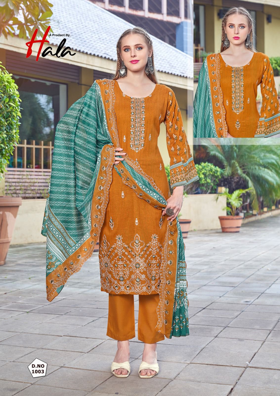 Bin Saeed Vol 22 Lawn Collection Hala Cotton Karachi Salwar Suits Wholesaler