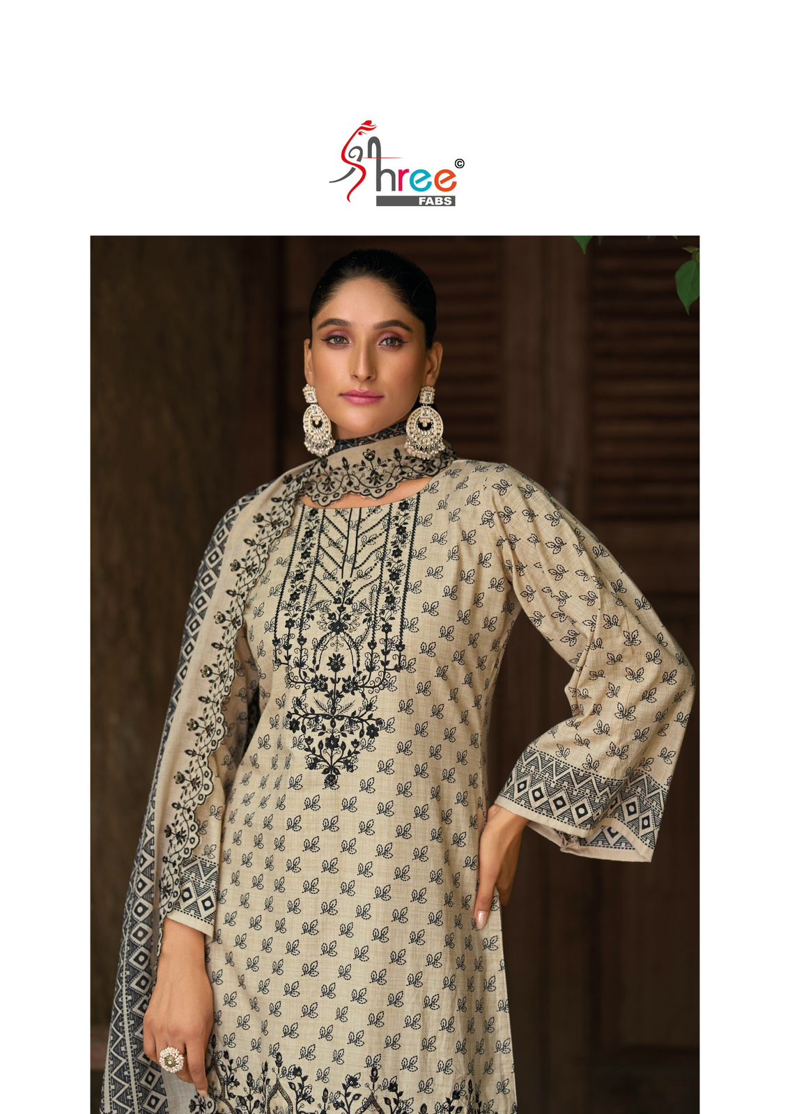 Bin Saeed Vol 23 Lawn Collection Shree Fabs Cotton Karachi Salwar Suits Manufacturer Gujarat