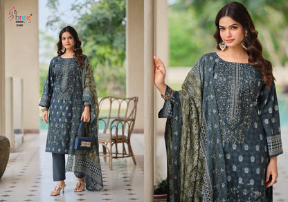 Bin Saeed Vol 24 Lawn Collection Shree Fabs Cotton Karachi Salwar Suits Supplier