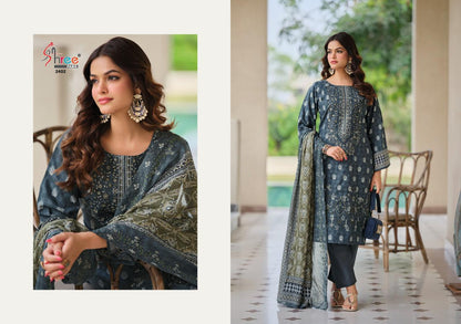 Bin Saeed Vol 24 Lawn Collection Shree Fabs Cotton Karachi Salwar Suits Supplier