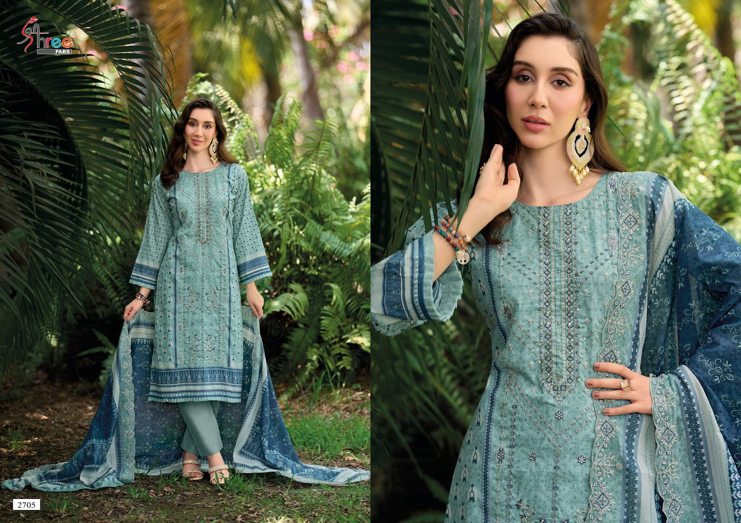 Bin Saeed Vol 27 Lawn Collection Shree Fabs Cotton Karachi Salwar Suits Supplier