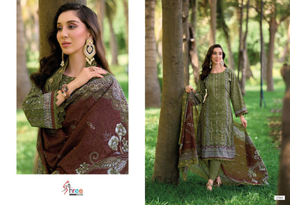 Bin Saeed Vol 27 Lawn Collection Shree Fabs Cotton Karachi Salwar Suits Supplier