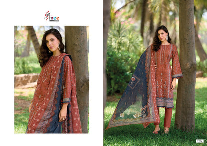 Bin Saeed Vol 27 Lawn Collection Shree Fabs Cotton Karachi Salwar Suits Supplier