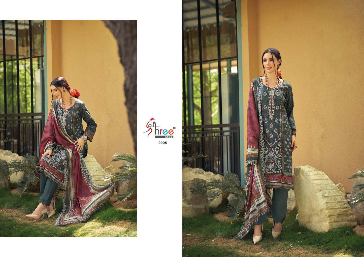 Bin Saeed Vol 29 Lawn Collection Shree Fabs Lawn Cotton Karachi Salwar Suits Wholesaler India
