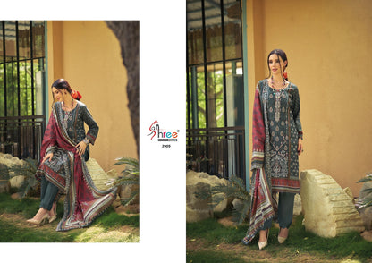 Bin Saeed Vol 29 Lawn Collection Shree Fabs Lawn Cotton Karachi Salwar Suits Wholesaler India
