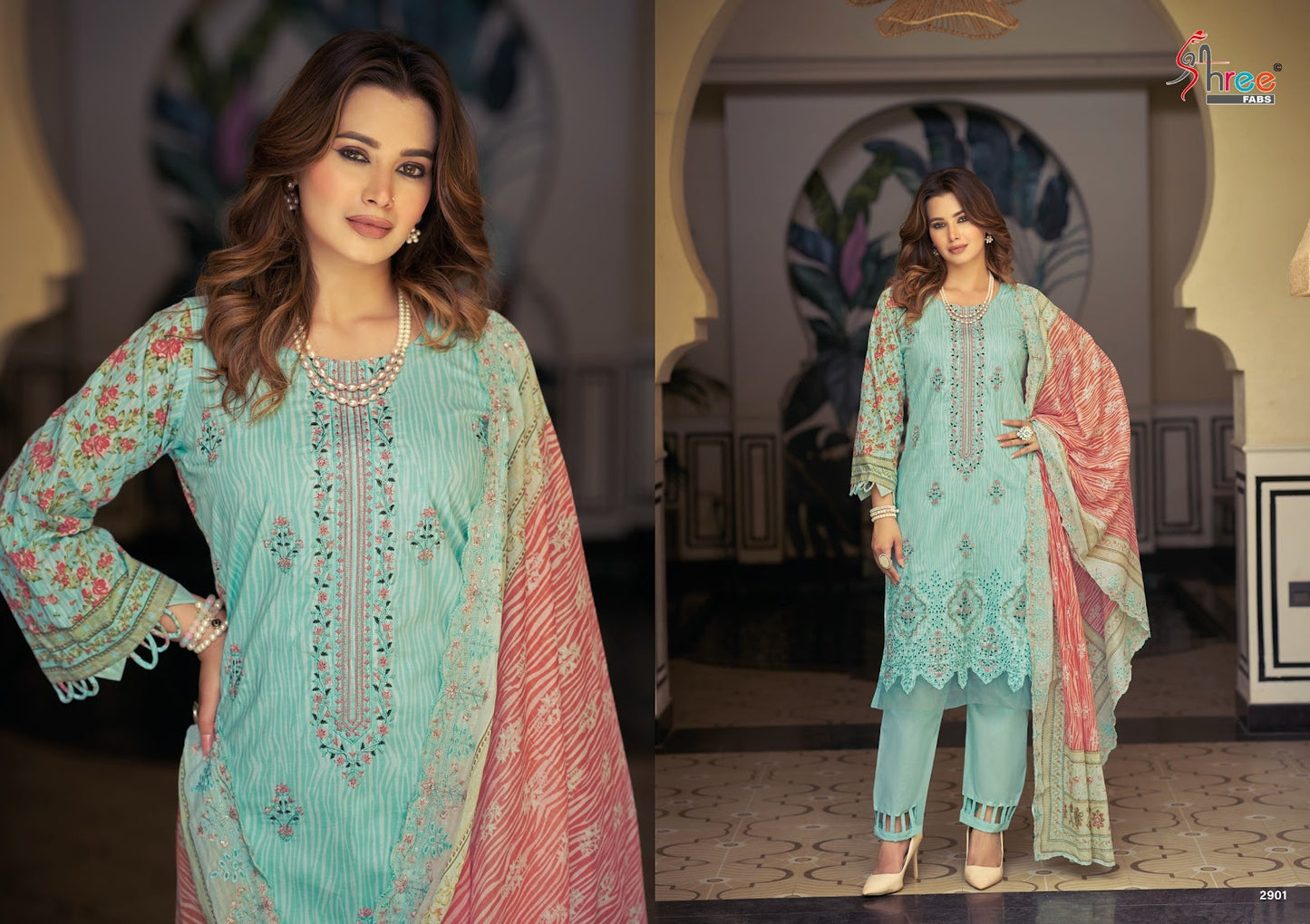 Bin Saeed Vol 29 Lawn Collection Shree Fabs Lawn Cotton Karachi Salwar Suits Wholesaler India