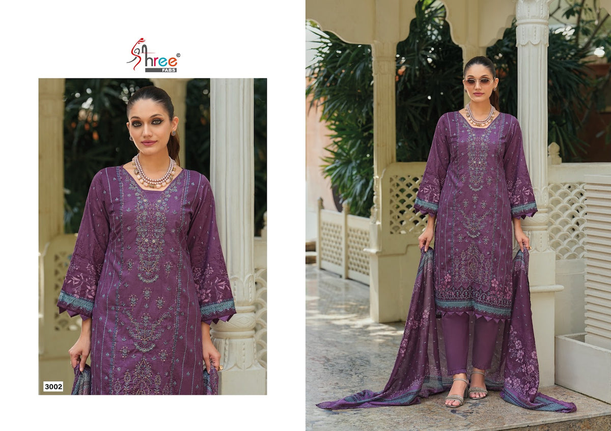 Bin Saeed Vol 30 Shree Fabs Cotton Karachi Salwar Suits Wholesaler