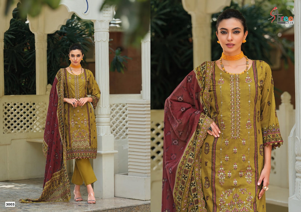 Bin Saeed Vol 30 Shree Fabs Cotton Karachi Salwar Suits Wholesaler