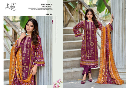 Bin Saeed Vol 4 Levisha Cambric Lawn Karachi Salwar Suits Wholesale Rate