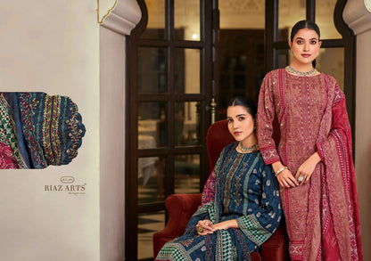 Bin Saeed Vol 4 Riaz Art Cotton Karachi Salwar Suits Wholesale Price