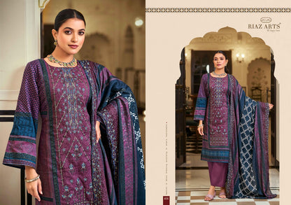 Bin Saeed Vol 4 Riaz Art Cotton Karachi Salwar Suits Wholesale Price