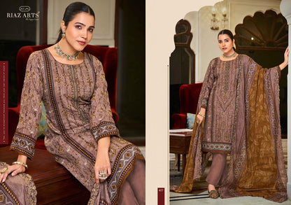 Bin Saeed Vol 4 Riaz Art Cotton Karachi Salwar Suits Wholesale Price