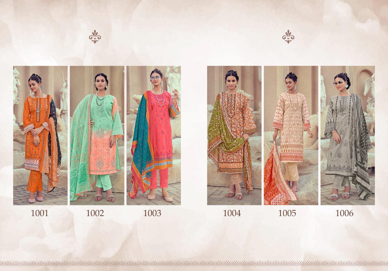 Bin Saeed Vol 5 Majesty Cambric Cotton Karachi Salwar Suits