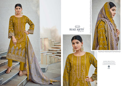 Bin Saeed Vol 5 Riaz Art Cotton Karachi Salwar Suits Supplier