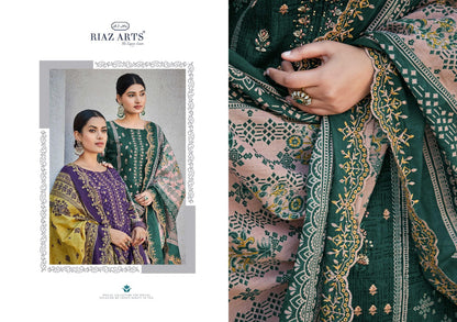 Bin Saeed Vol 5 Riaz Art Cotton Karachi Salwar Suits Supplier