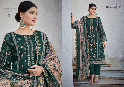 Bin Saeed Vol 5 Riaz Art Cotton Karachi Salwar Suits Supplier