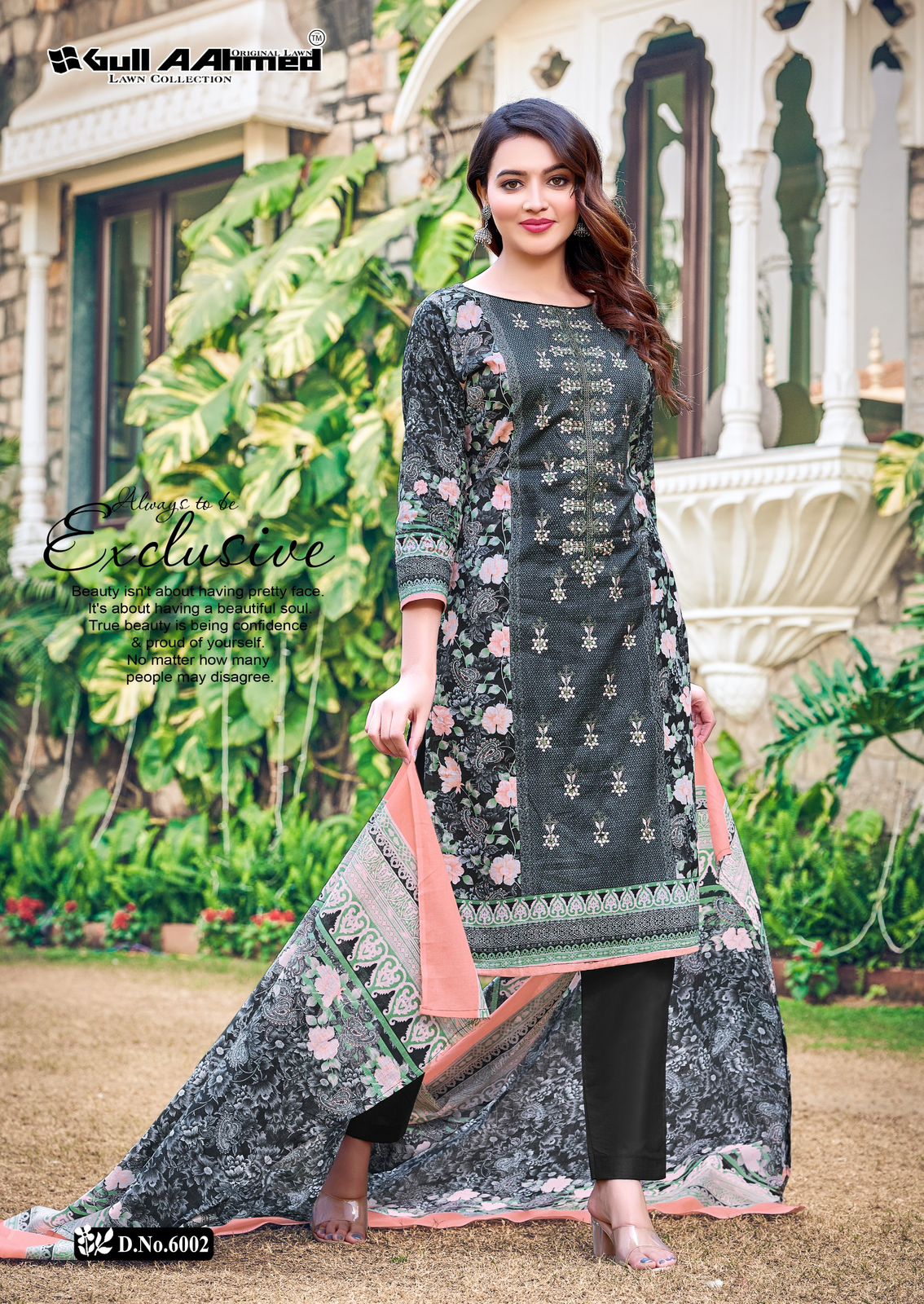 Bin Saeed Vol 6 Embroidered Collection Gul Ahmed Cambric Cotton Karachi Salwar Suits Wholesaler Gujarat