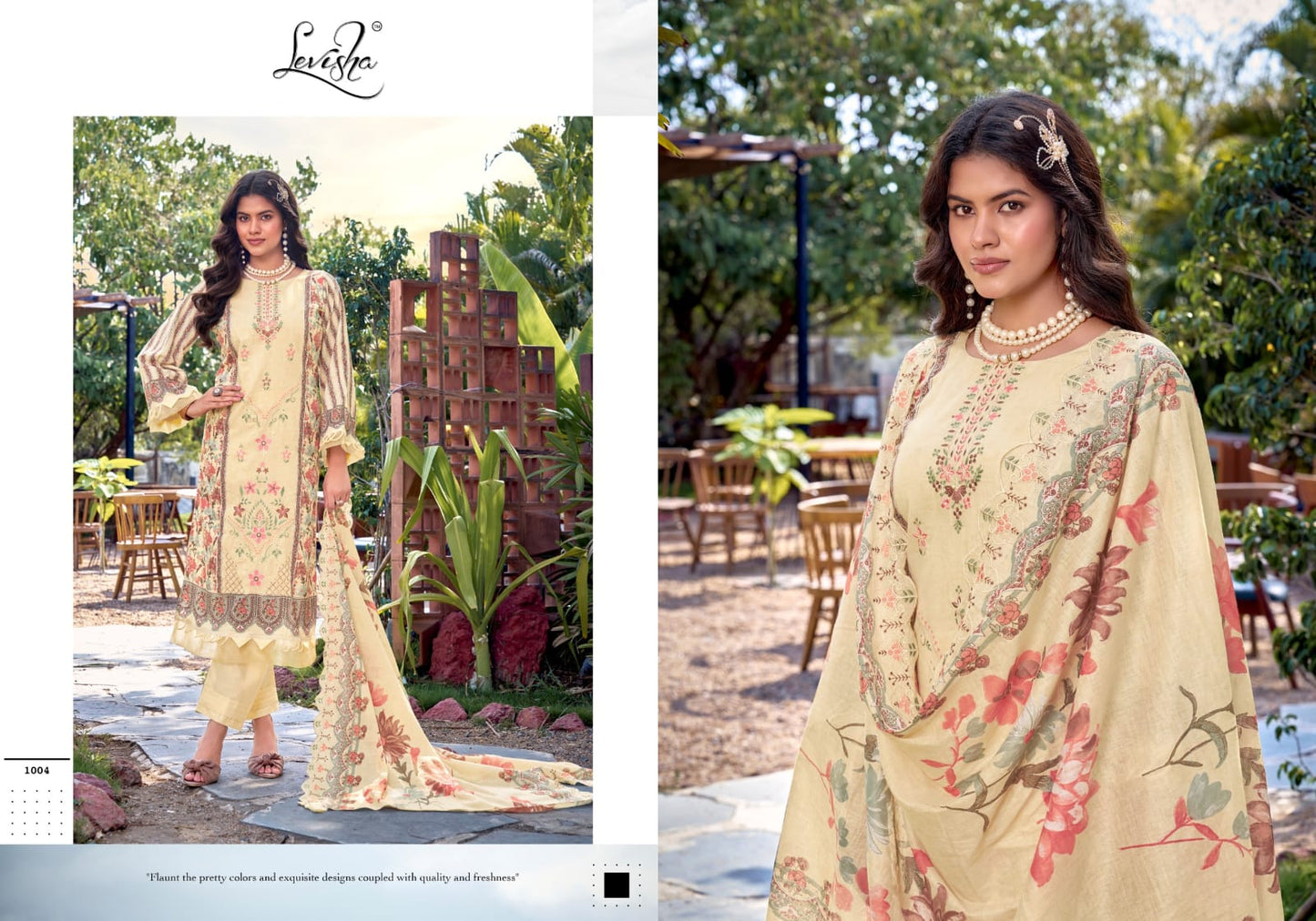 Bin Saeed Vol 6 Levisha Lawn Cotton Karachi Salwar Suits Exporter Gujarat