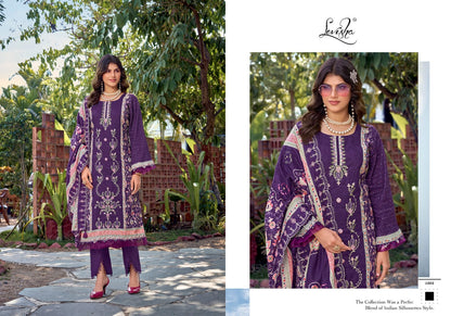 Bin Saeed Vol 6 Levisha Lawn Cotton Karachi Salwar Suits Exporter Gujarat
