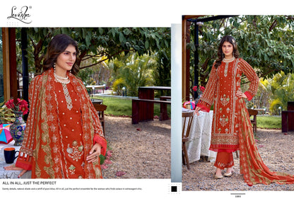 Bin Saeed Vol 6 Levisha Lawn Cotton Karachi Salwar Suits Exporter Gujarat