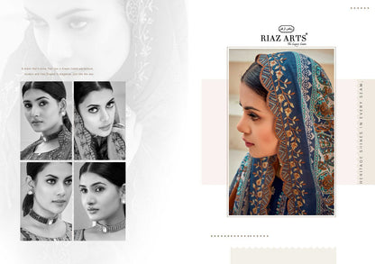 Bin Saeed Vol 6 Riaz Art Cotton Karachi Salwar Suits Supplier Ahmedabad