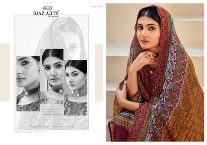 Bin Saeed Vol 6 Riaz Art Cotton Karachi Salwar Suits Supplier Ahmedabad