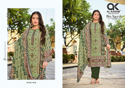 Bin Saeed Vol 7 Al Karam Viscose Reyon Karachi Salwar Suits Exporter