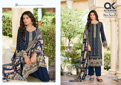 Bin Saeed Vol 7 Al Karam Viscose Reyon Karachi Salwar Suits Exporter