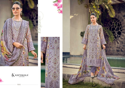 Bin Saeed Vol 7 Kavyakala Cambric Karachi Salwar Suits Exporter Ahmedabad