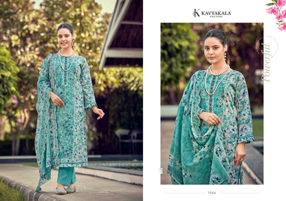 Bin Saeed Vol 7 Kavyakala Cambric Karachi Salwar Suits Exporter Ahmedabad