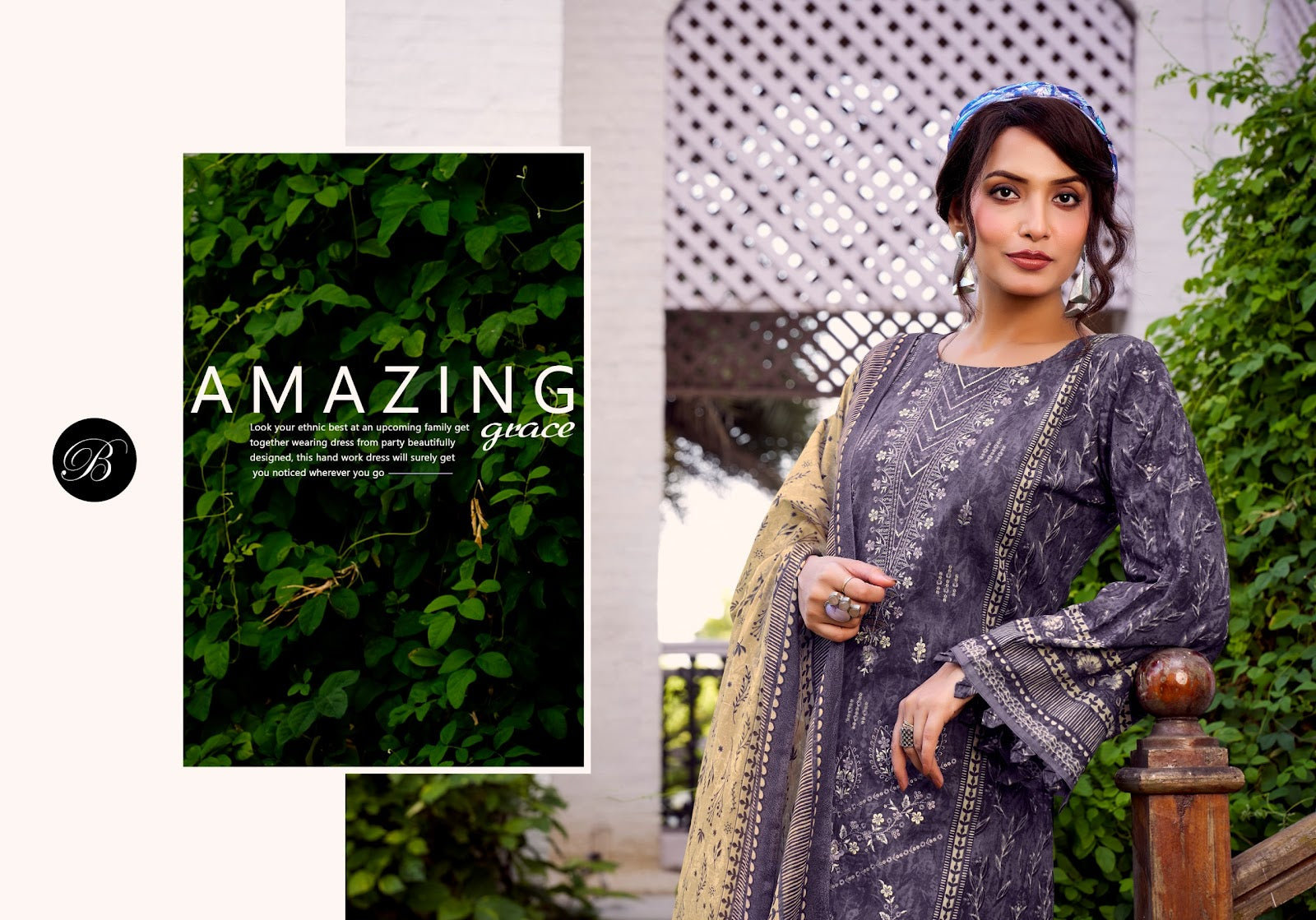 Bin Saeed Vol 9 Belliza Designer Studio Cotton Karachi Salwar Suits Wholesaler