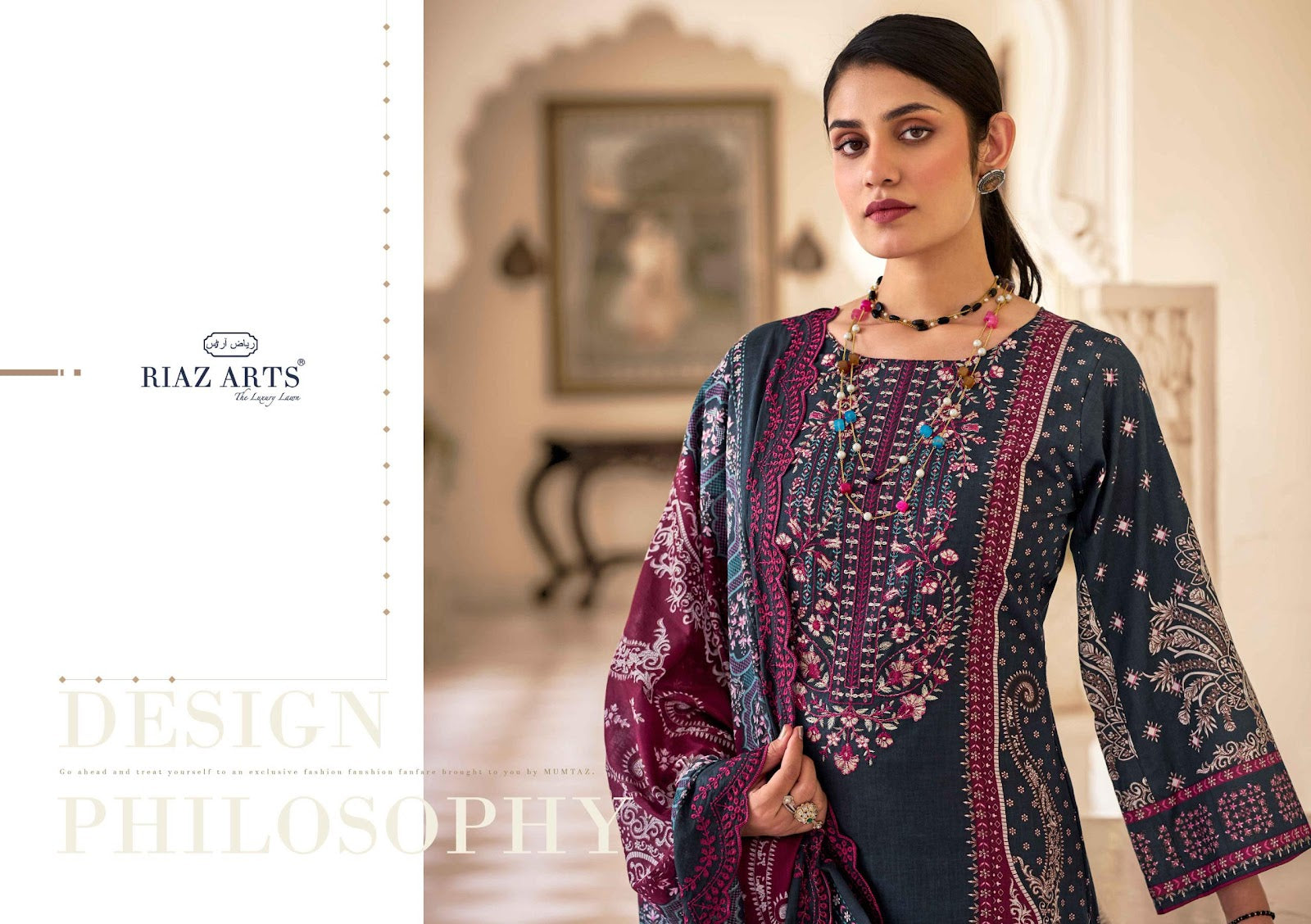 Bin Saeed Vol 9 Riaz Art Cotton Karachi Salwar Suits Wholesaler Ahmedabad