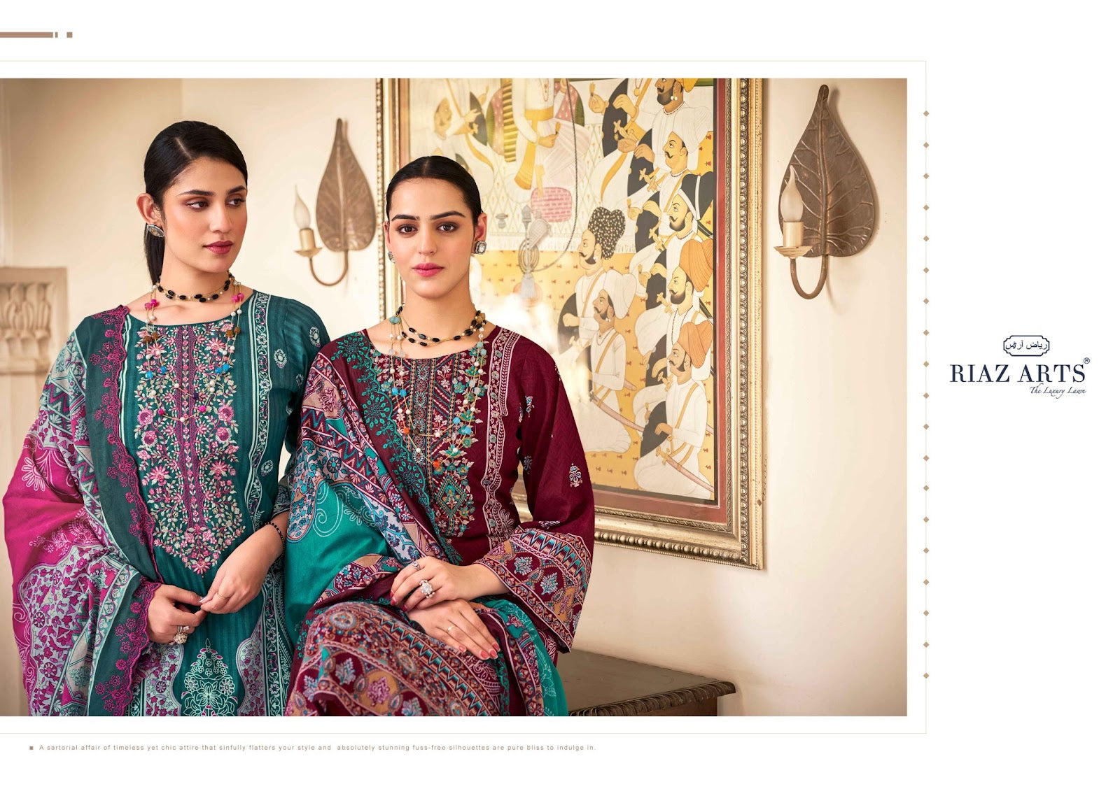 Bin Saeed Vol 9 Riaz Art Cotton Karachi Salwar Suits Wholesaler Ahmedabad