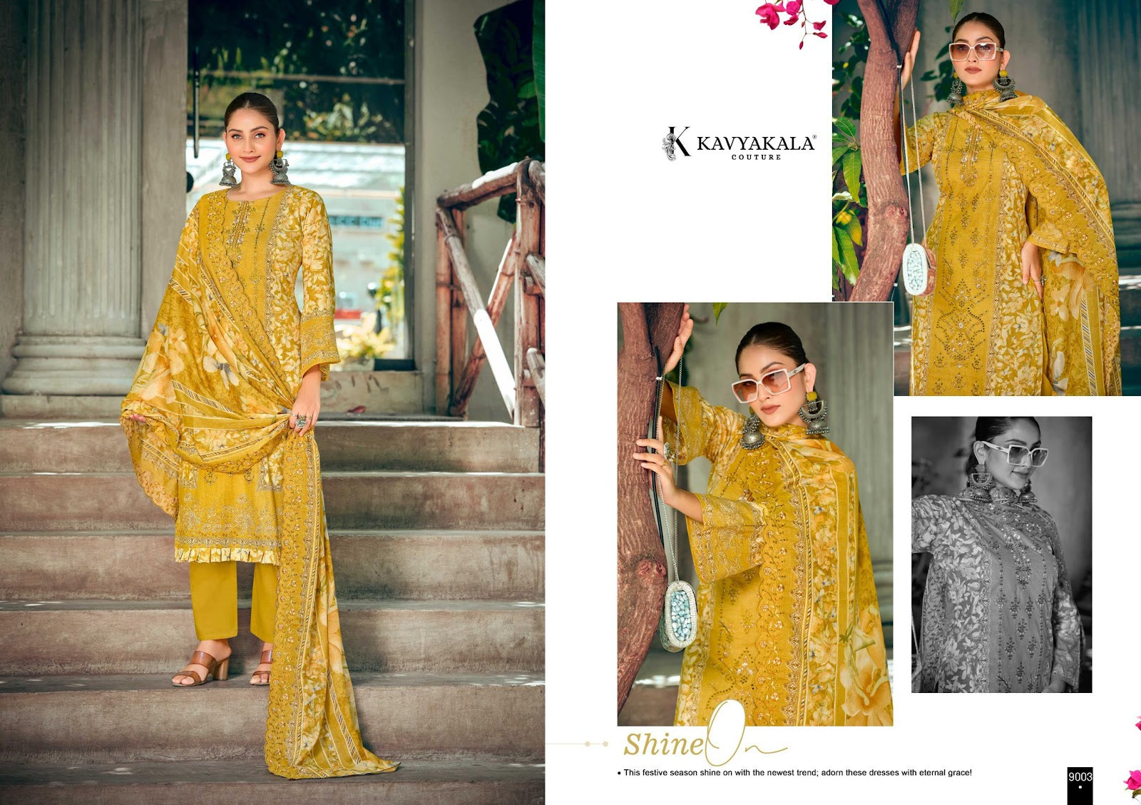 Bin Saeed ?Vol 9 Kavyakala Cambric Karachi Salwar Suits Supplier Ahmedabad