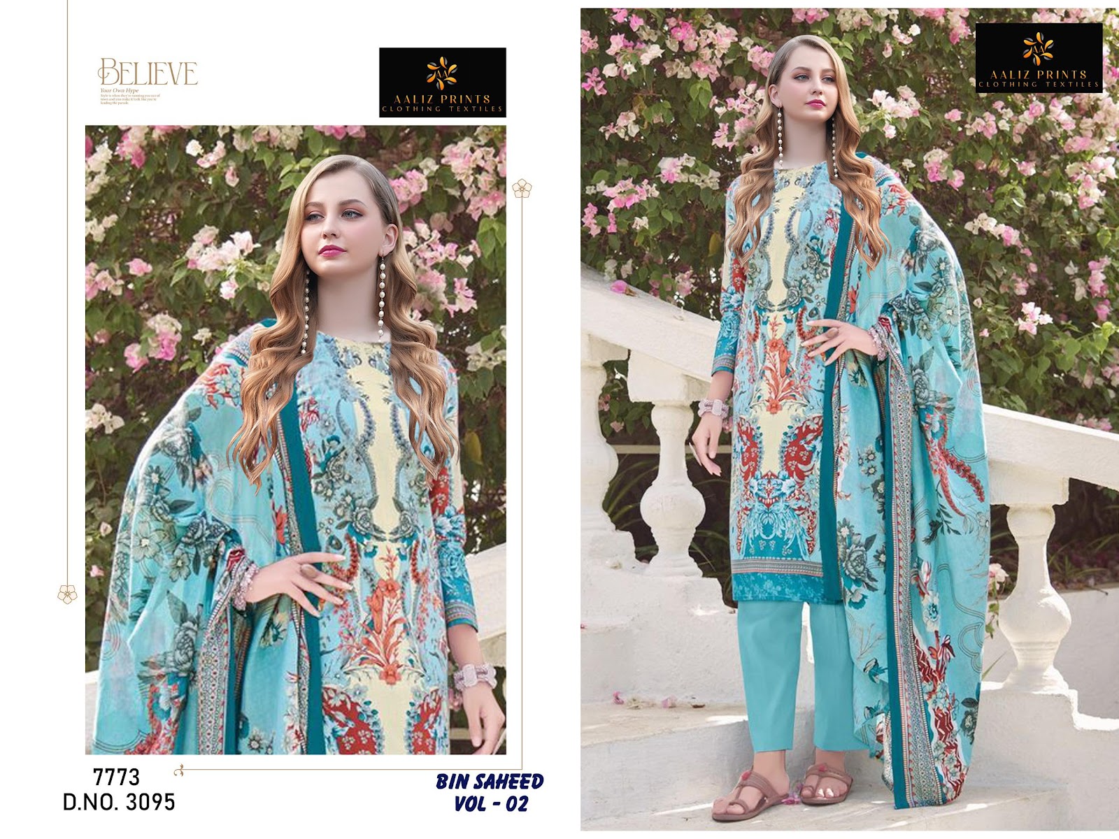 Bin Saheed Vol 2 Aaliz Prints Cotton Karachi Salwar Suits Wholesale Price