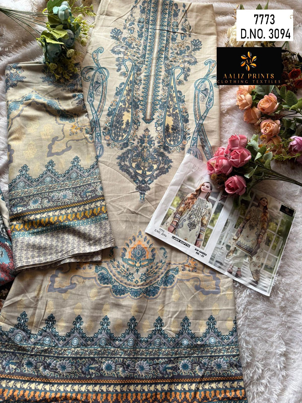 Bin Saheed Vol 2 Aaliz Prints Cotton Karachi Salwar Suits Wholesale Price