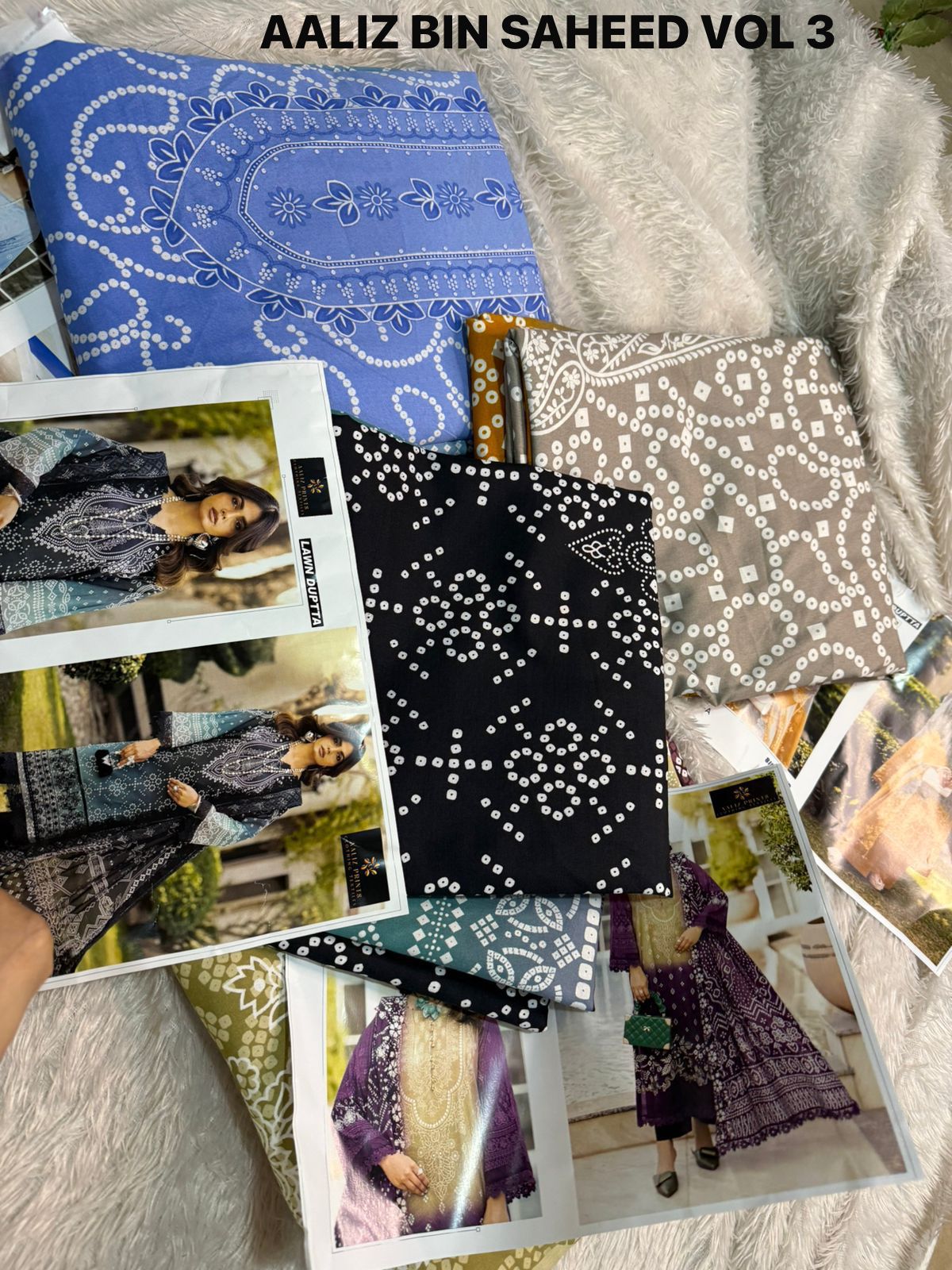 Bin Saheed Vol 3 Aaliz Prints Cotton Karachi Salwar Suits Supplier