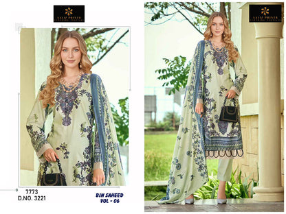 Bin Saheed Vol 6 Aaliz Prints Mix Cotton Karachi Salwar Suits Wholesale Rate