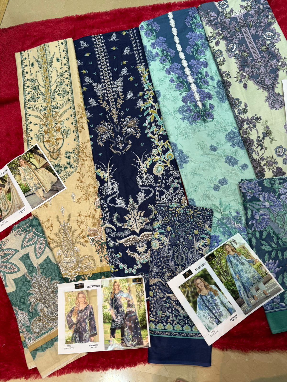 Bin Saheed Vol 6 Aaliz Prints Mix Cotton Karachi Salwar Suits Wholesale Rate