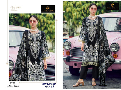Bin Saheed Vol 8 Aaliz Prints Cotton Karachi Salwar Suits Supplier Gujarat