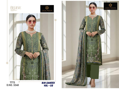 Bin Saheed Vol 8 Aaliz Prints Cotton Karachi Salwar Suits Supplier Gujarat