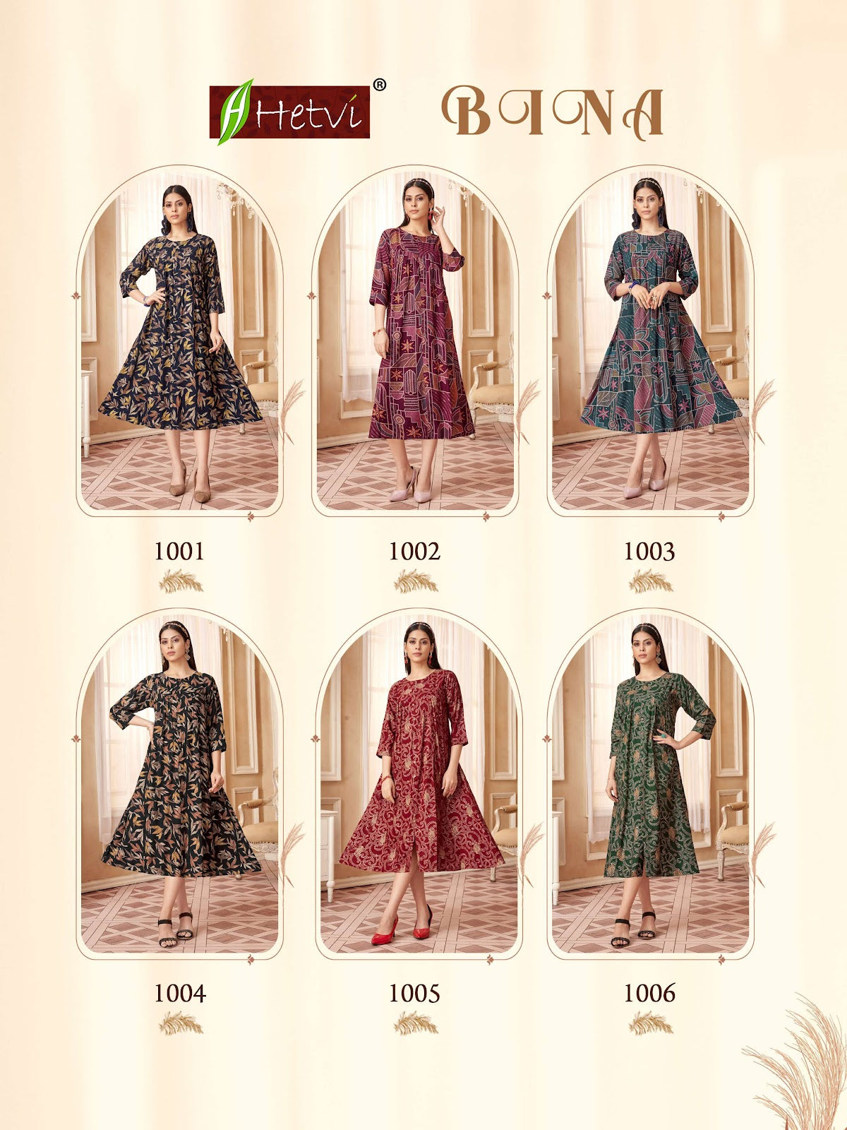 Bina Hetvi Anarkali Kurtis Wholesale Rate