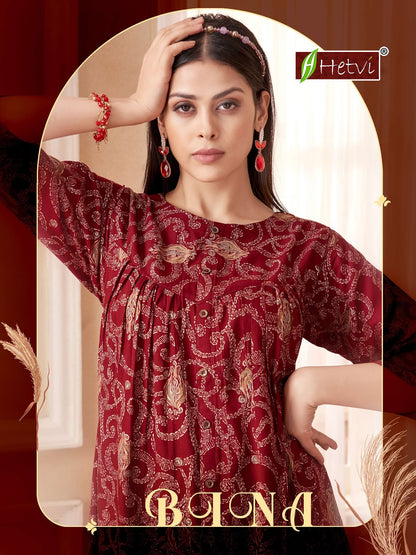 Bina Hetvi Anarkali Kurtis Wholesale Rate