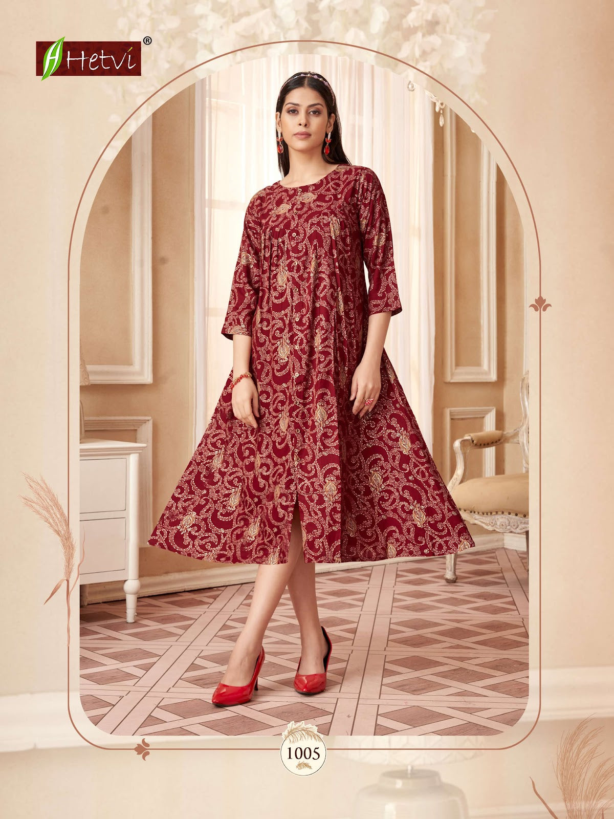 Bina Hetvi Anarkali Kurtis Wholesale Rate